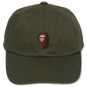 BAPE One Point Panel Cap Olive