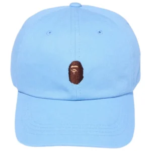 BAPE One Point Panel Cap Sax Blue