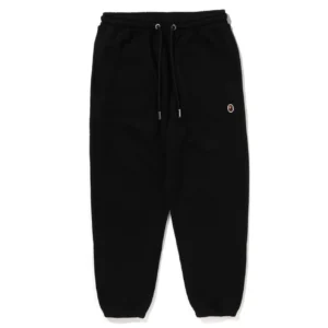BAPE One Point Relaxed Fit Sweatpants Black