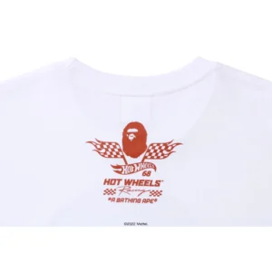 BAPE x Hot Wheels Ape Head Tee White