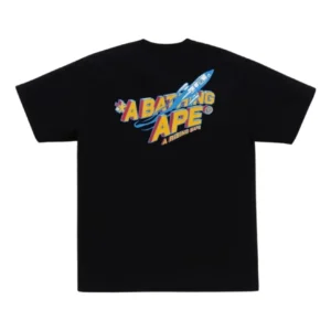 BAPE Moon Ape Head Tee Black