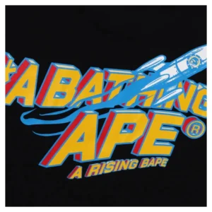 BAPE Moon Ape Head Tee Black