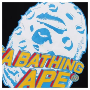BAPE Moon Ape Head Tee Black