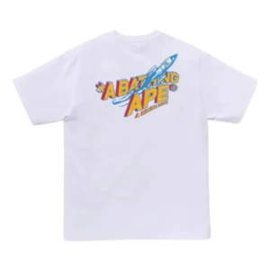 BAPE Moon Ape Head Tee White