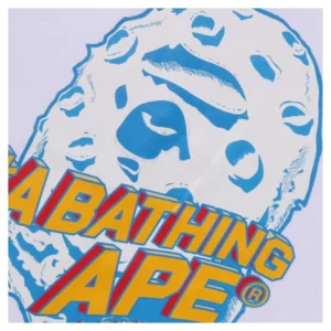 BAPE Moon Ape Head Tee White