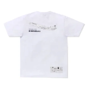 BAPE x Undefeated 005 Tee Blue White
