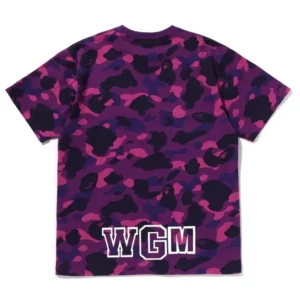 BAPE Color Camo Shark Tee Purple
