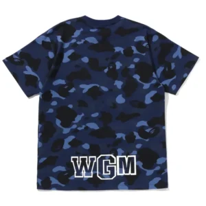 BAPE Color Camo Shark Tee Blue