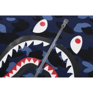 BAPE Color Camo Shark Tee Blue