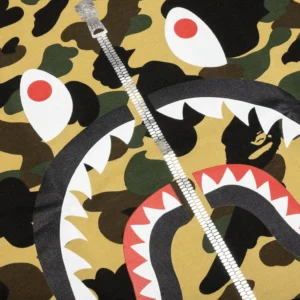 BAPE 1st Camo Shark Tee Yellow