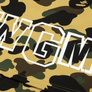 BAPE 1st Camo Shark Tee Yellow