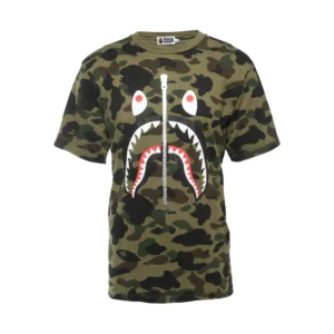 BAPE 1st Camo Shark Tee Green