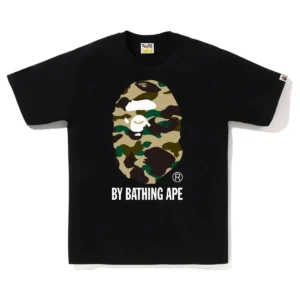 BAPE 1st Camo By Bathing Ape Tee Yellow Camo Black