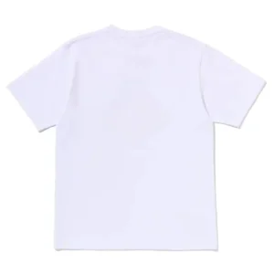 BAPE ABC Camo College Tee Pink White