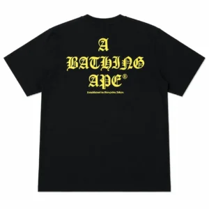 BAPE World Gone Mad Tee Black