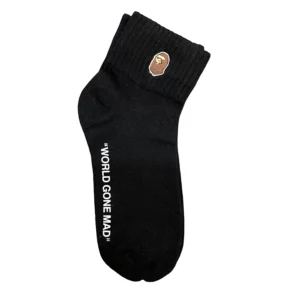 BAPE One Point Quarter Socks Black