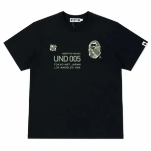 BAPE x Undefeated 005 Tee Green Black