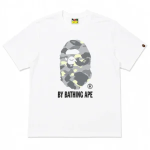 BAPE Snow Camo By Bathing Ape Tee White