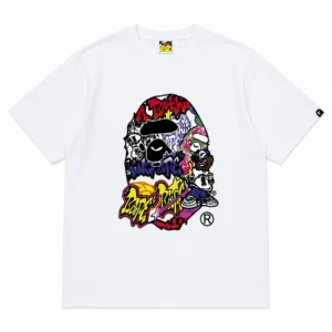 BAPE Lux Sport Ape Head Oversized Tee White
