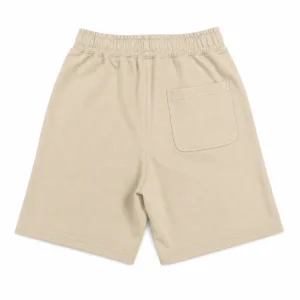 BAPE Ape Head Embroidered Heavy Washed Relaxed Fit Sweat Shorts Beige