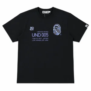 BAPE x Undefeated 005 Tee Blue Black