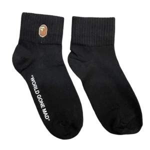BAPE One Point Quarter Socks Black